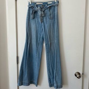 70s inspired flared jeans